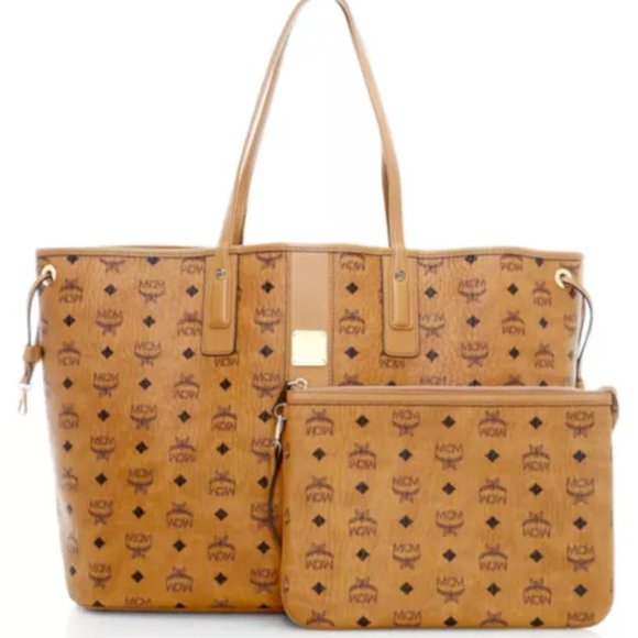 MCM Liz Reversible Large Tote-Cognac - Picture 3 of 8